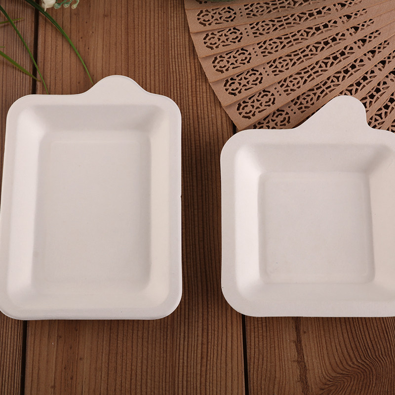 一次性蛋糕盘 纸盘 正方形纸浆盘子 碟子 方碟子 纸托盘 100只装,餐饮具,可降解餐具/环保餐具,淘宝优惠券,粉丝福利购,淘宝优惠卷