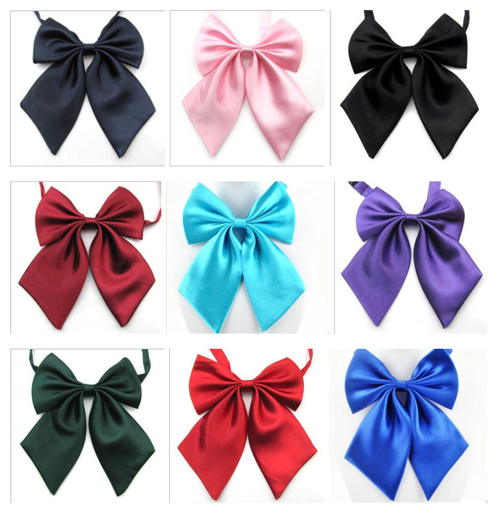 纯色领花领结 女 职业正装女学院风日韩版学生制服银行酒店蝴蝶结