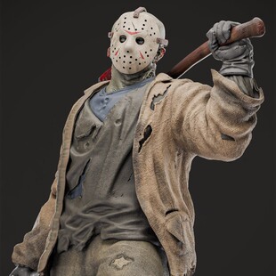 十三号星期五杰森·沃赫斯3D打印模型STL文件素材高精度