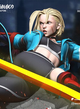 嘉米怀特Cammy杀人蜂街头霸王3d打印模型stl图纸文件素材高精度