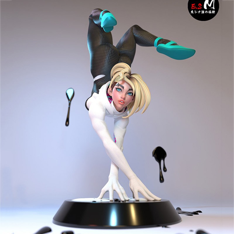 漫威漫威白色蜘蛛格温 3D打印模型STL文件素材高精度图纸