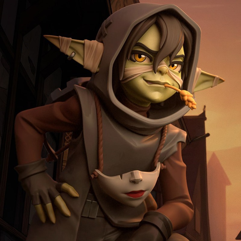 北欧神话中黑夜女神Nott诺特3D打印模型STL文件素材高精度