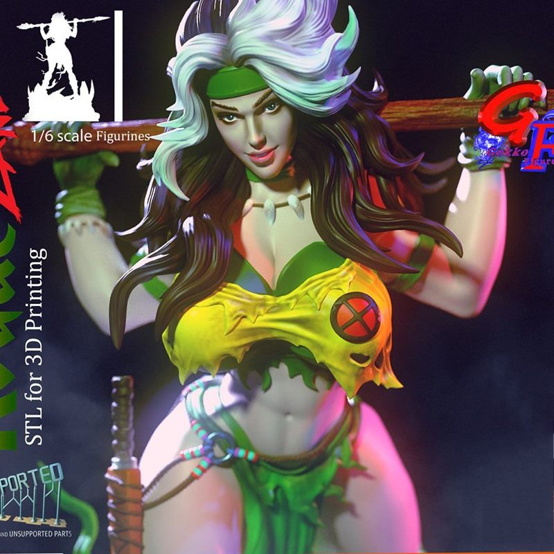 漫威蛮荒之地罗刹女3D打印模型STL文件素材高精度