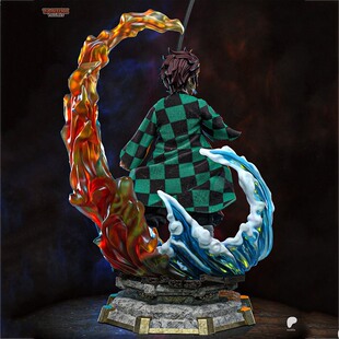 灶门炭治郎鬼灭之刃3D打印模型STL文件素材高精度已分体