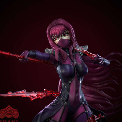 Fate斯卡哈凯尔特神话影之国女王 枪兵3D打印模型STL文件素材高精