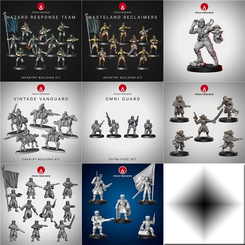 Proxy Brewer士兵3D打印模型STL文件素材高精度桌游战棋