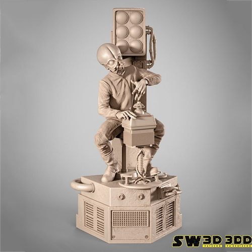 星球大战莫斯艾斯利小酒馆乐队雕塑3D打印模型STL文件素材高精度