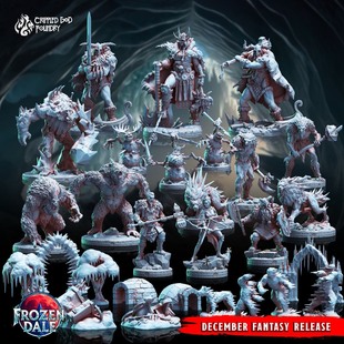 霜冻谷霜港迷城3D打印模型STL文件素材高精度桌游战旗