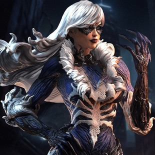 漫威宇宙Venom毒液化黑猫3D打印模型STL文件素材高精度