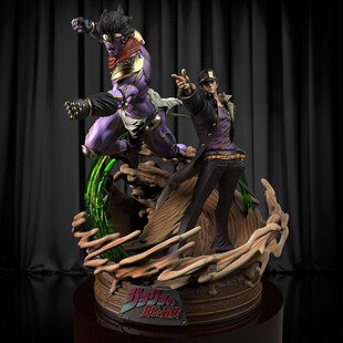 3D打印模型空条承太郎与白金之星JOJO的奇妙冒险STL数据文件高精