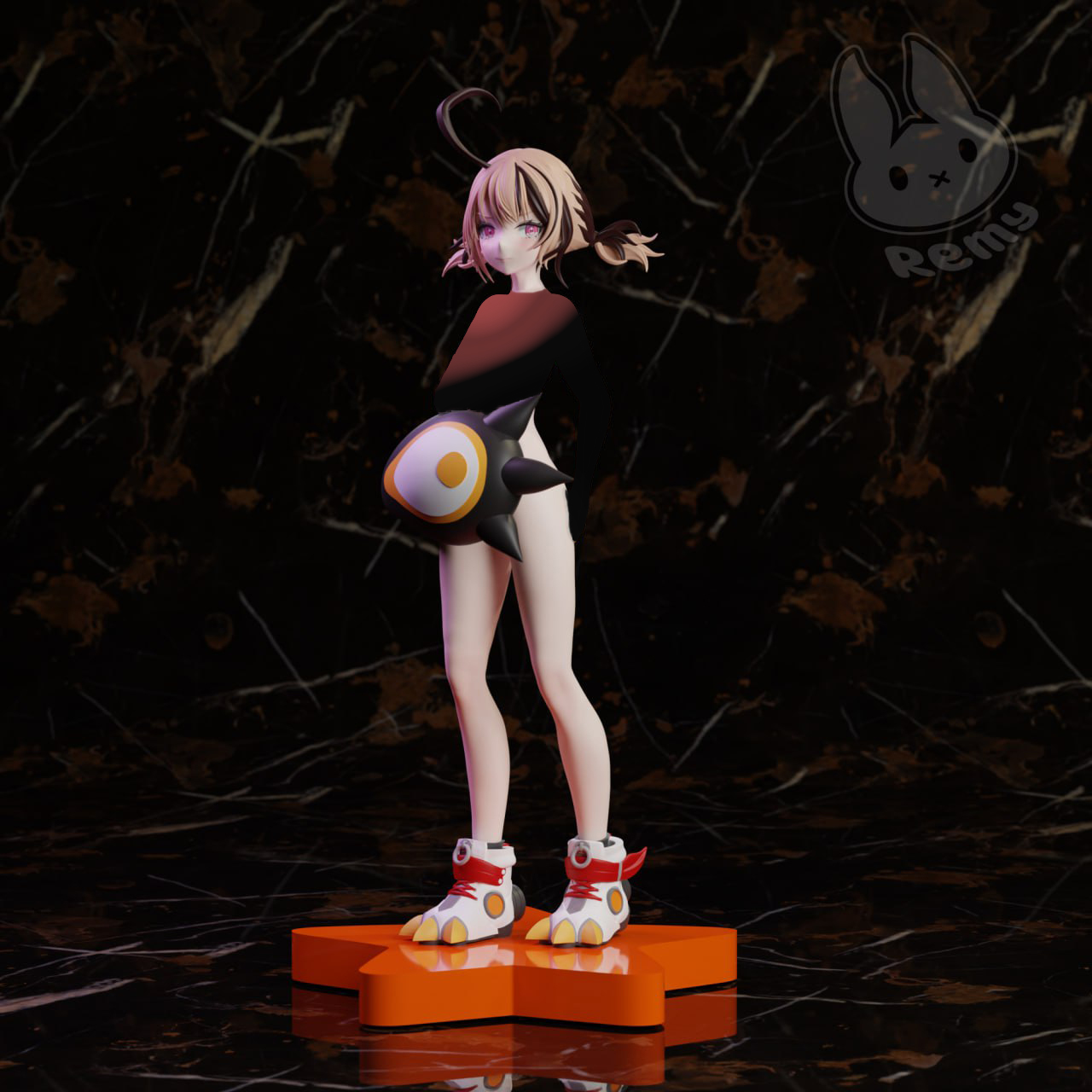 Gigi琪琪3D打印模型STL文件素材高精度图纸