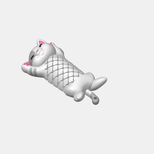 FDM帕特猫咪小猫3D打印模型STL文件素材高精度3FM
