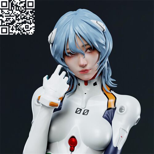 Rei ayanami 绫波丽新世纪福音战士3D打印模型STL文件数据高精度