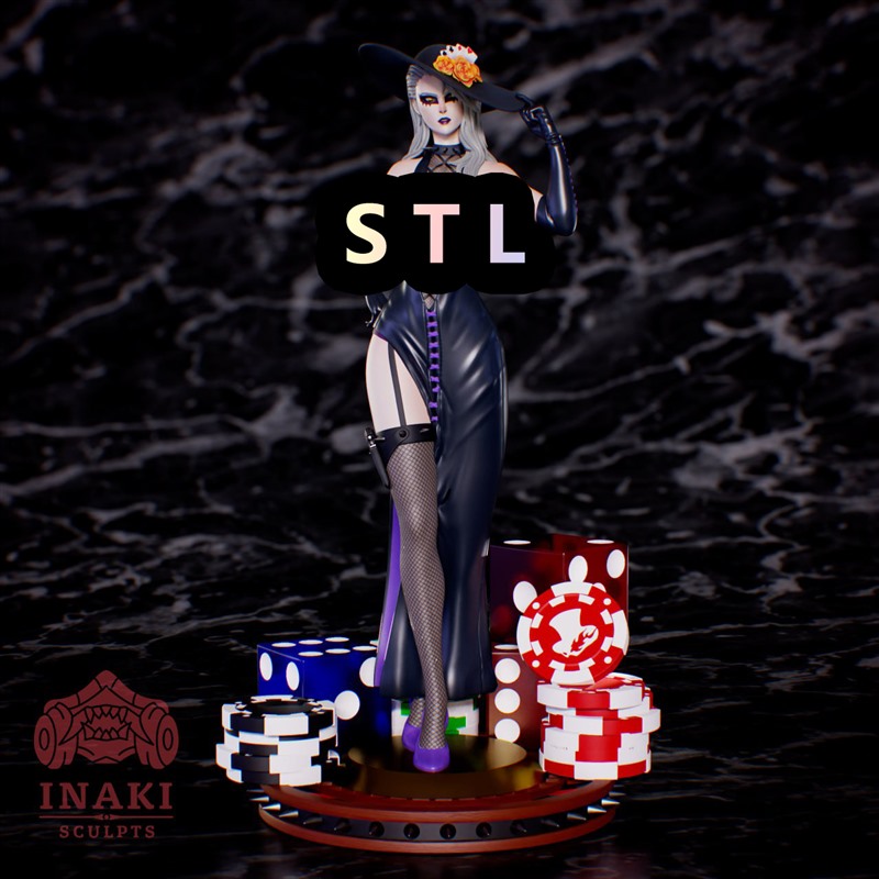 女神异闻录Sae Nijima  新岛冴3D打印模型STL文件素材高精度