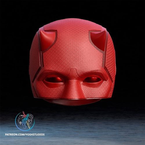 夜魔侠重生（Daredevil）头盔3D打印模型STL文件素材高精度