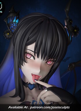 Nerissa 奈莉莎万圣节3D打印模型STL文件素材高精度