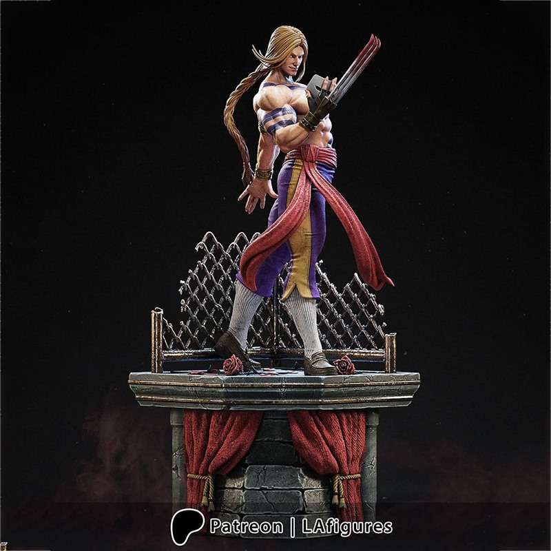 格斗街头霸王Vega维加3D打印模型STL文件素材高精度