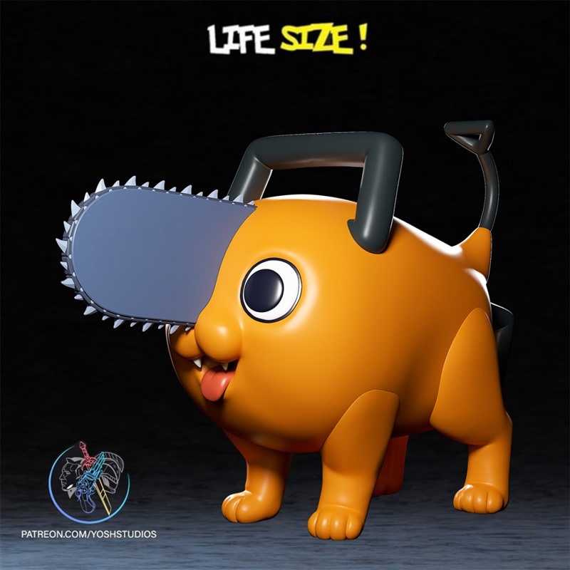 电锯人恶魔波奇塔3D打印模型STL文件素材高精度