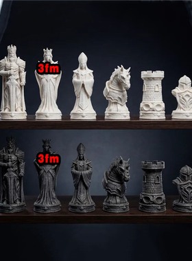 3mf雷格努姆系列国际象棋套装3D打印模型STL文件素材高精度