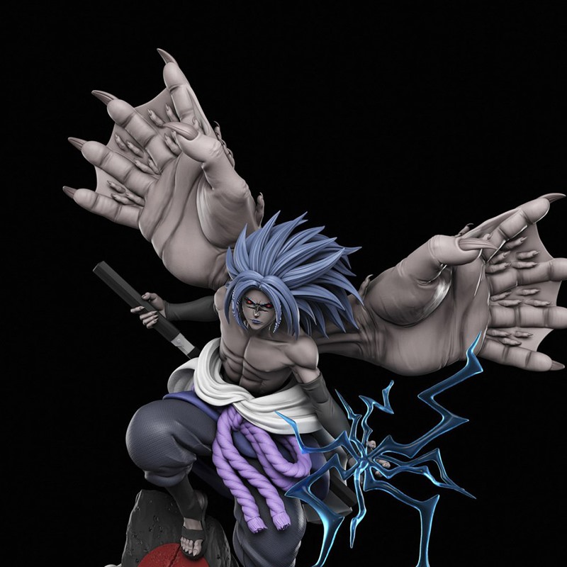 火影忍者宇智波佐助3D打印模型STL文件素材高精度