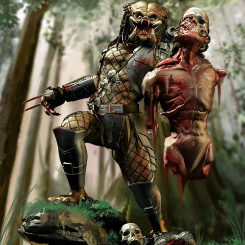 科幻铁血战士猎手3D打印模型STL文件素材高精度