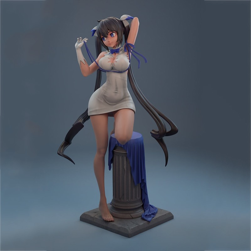 女神赫斯提亚3D打印模型STL文件素材高精度在地下城寻求