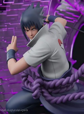 宇智波佐助Uchiha Sasuke火影忍者3d打印模型stl图纸文件素材高精