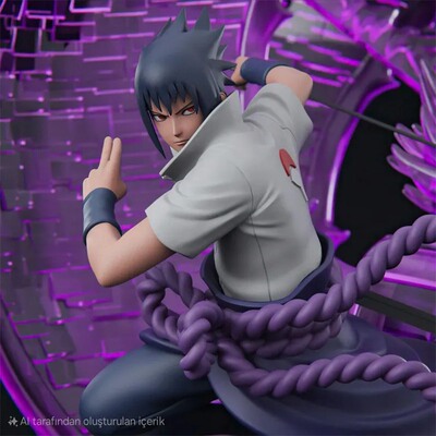 宇智波佐助Uchiha Sasuke火影忍者3d打印模型stl图纸文件素材高精