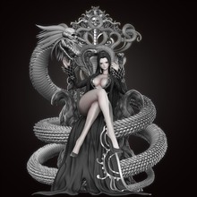 海贼王女帝波雅汉库克王下七武海3D打印模型STL文件素材高精度