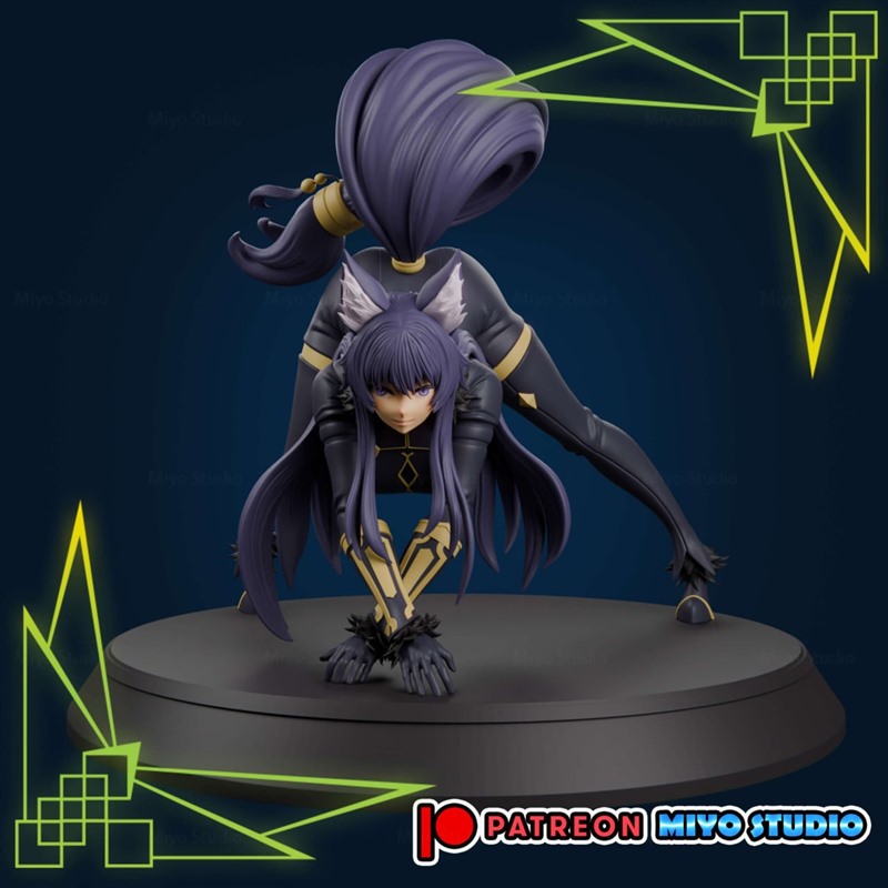 影之实力者兽化战斗德尔塔3D打印模型STL文件素材高精度多体N版