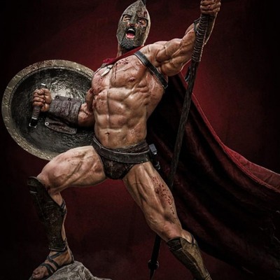 列奥尼达斯王Leonidas斯巴达国王勇士3d打印模型图纸stl文件素材