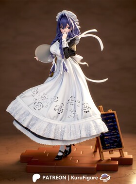 奥罗克洛尼Ouro Kronii虚拟主播女仆装3d打印模型stl图纸文件素材