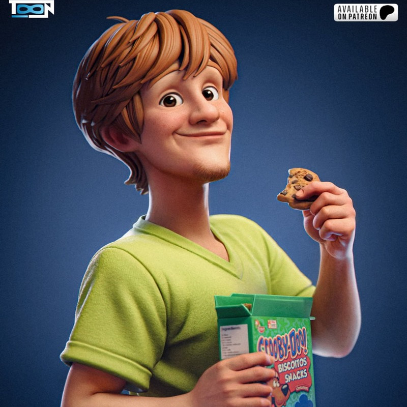 史酷比夏奇沙格罗杰斯3D打印模型STL文件素材高精度