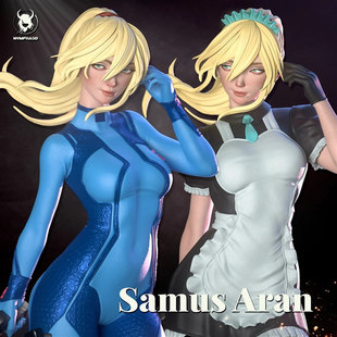 3D打印模型已分体银河战士萨姆斯·阿兰STL文件素材高精度