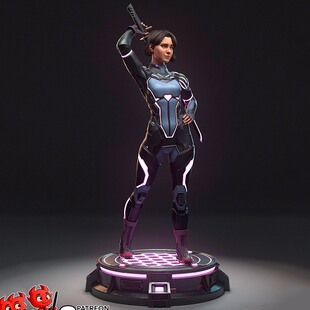 裂界奇谭米欧哈德森Mio 双影奇境3D打印模型STL文件素材高精度