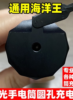 防爆强光手电筒充电器线通用海洋王7622 7623 5133 5130头灯圆孔
