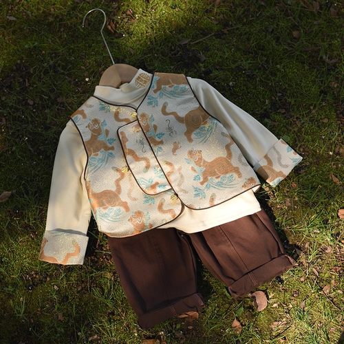 男宝宝抓周衣服汉服套装