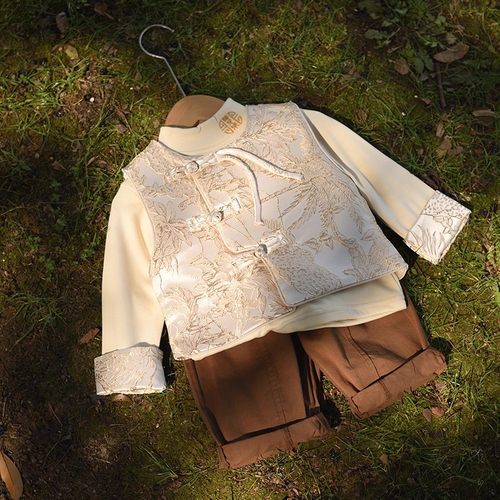 男童汉服古风春秋款套装