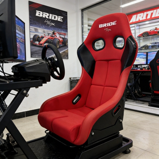 汽车座椅赛车桶椅一体成型轻量化VR模拟器 BRIDE明星桶椅Zeta4改装