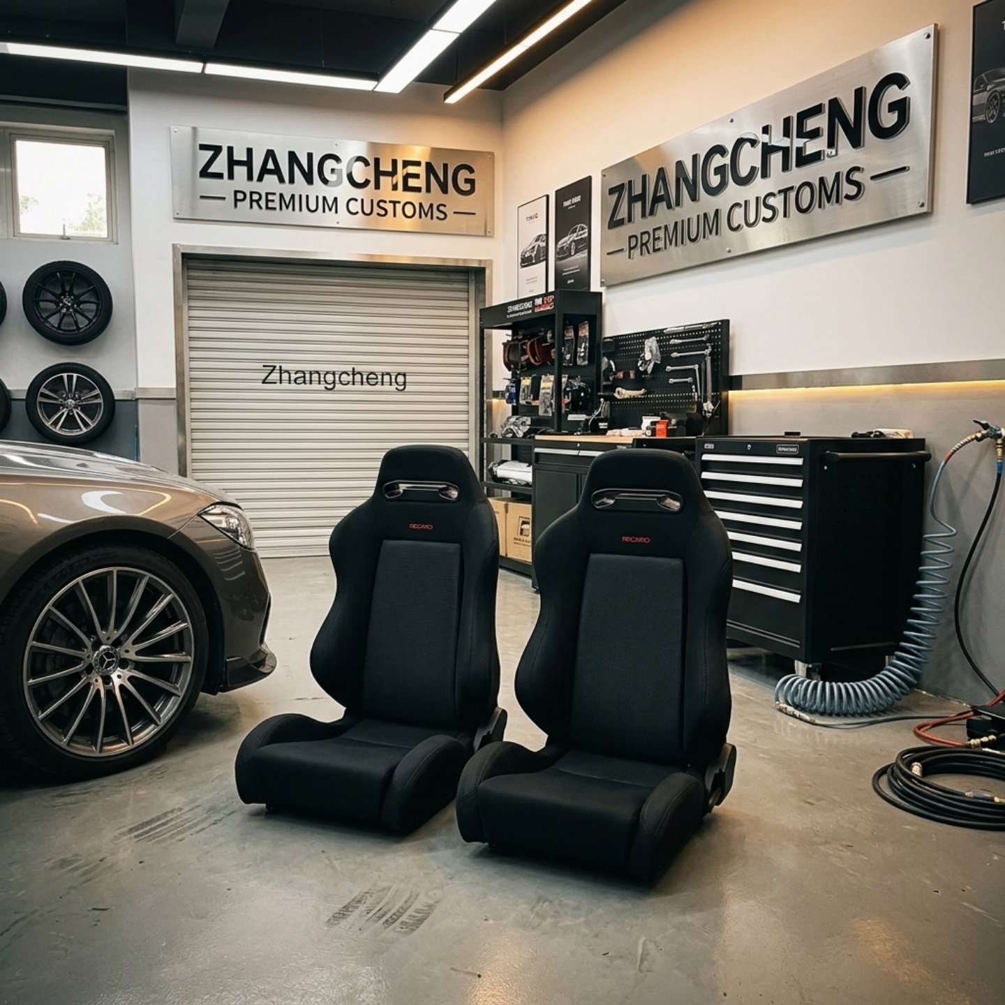 RECARO SR3汽车改装赛车座椅通用车型双滑轨调节赛车模拟器电竞舱