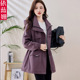 宽松收腰时尚 风衣女中长款 韩版 新款 减龄连帽休闲气质外套 2025春季