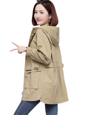 女装宽松bf英伦风中长款休闲外套
