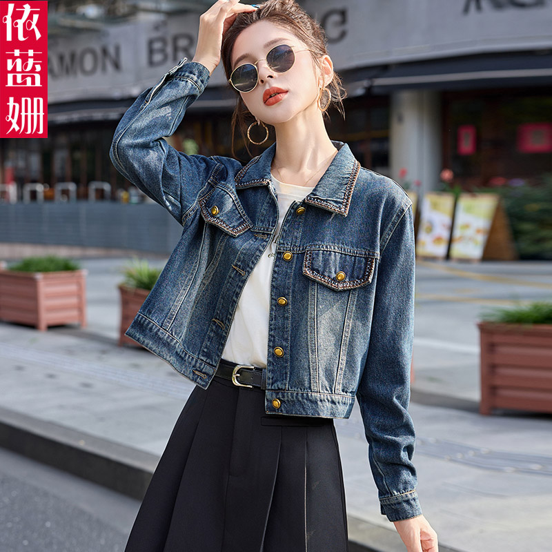 今年流行爆款休闲短款牛仔衣夹克