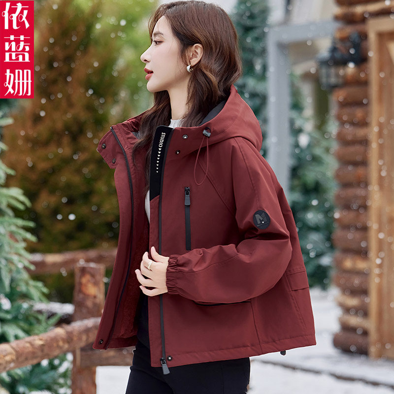 派克棉服女2025新款冬季时尚宽松休闲小个子棉衣加厚加绒工装外套