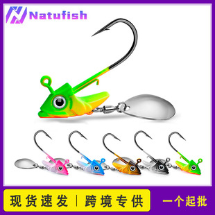 防挂底路亚铅头钩 15g散装 厂家直销鱼头铅头钩防脱落软饵钩7g 10g