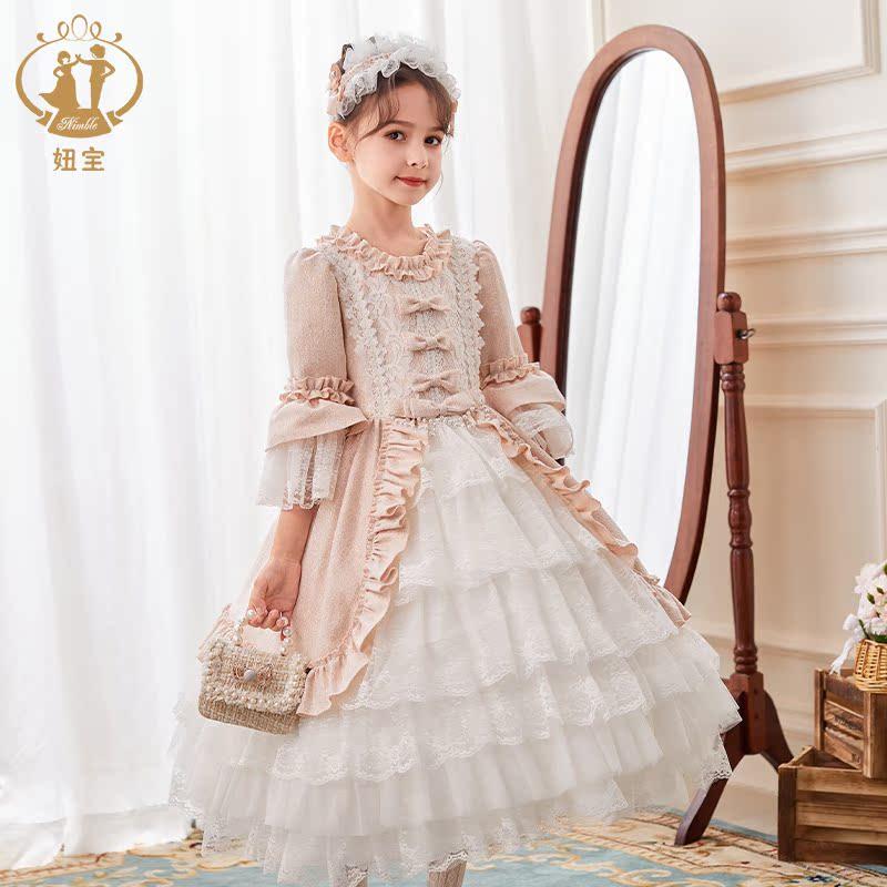 女童连衣裙公主裙正版女宝秋冬儿童洛丽塔主持人周岁生日宴连衣裙,童装/婴儿装/亲子装,连衣裙,淘宝优惠券,粉丝福利购,淘宝优惠卷