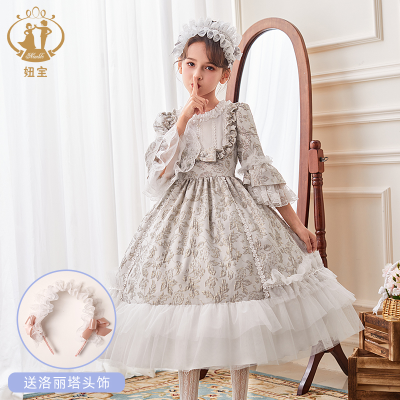 女宝宝lolita裙子儿童礼服