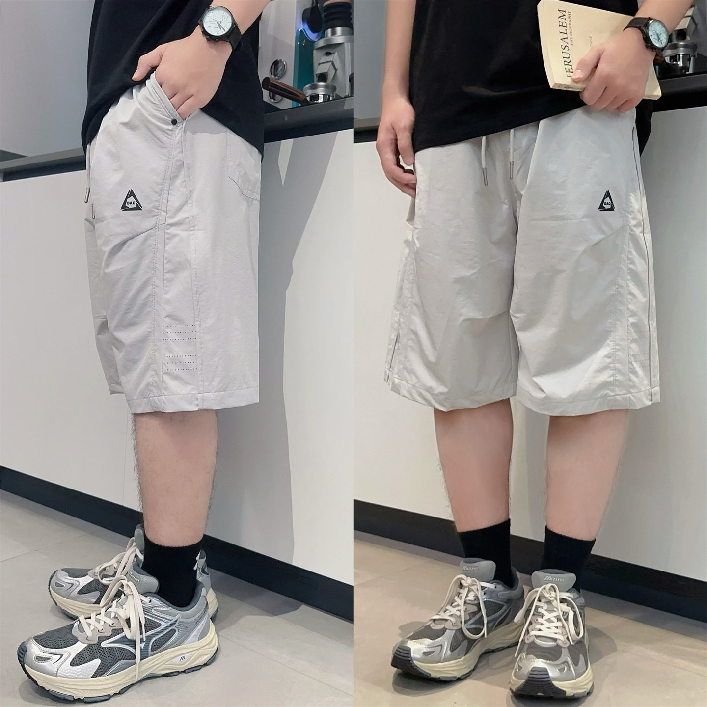 青少年男生夏季透气工装五分短裤