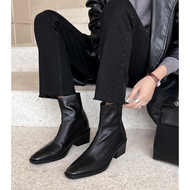 简约显瘦日常短靴及踝马丁靴