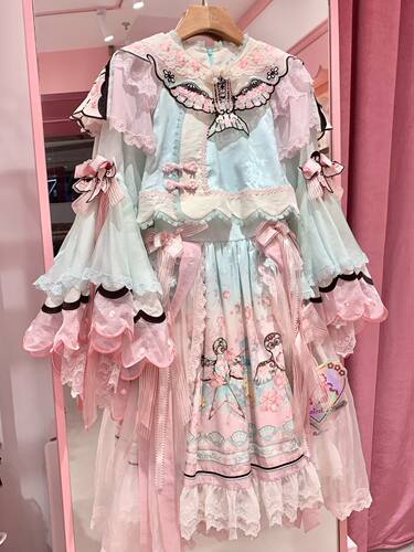 实体店现货·花与珍珠匣甄嬛传联名方淳意·纸鸢衔饴（淳儿）lo裙
